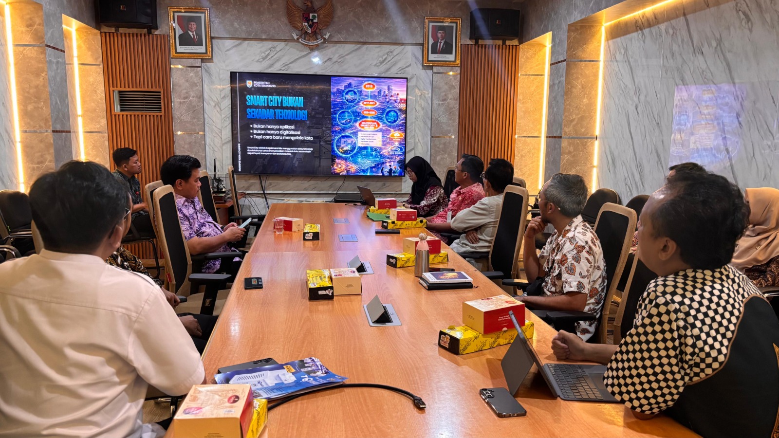 Diskominfo Kota Semarang Selenggarakan Rapat Dewan Smart City Guna Akselerasi Transformasi Digital